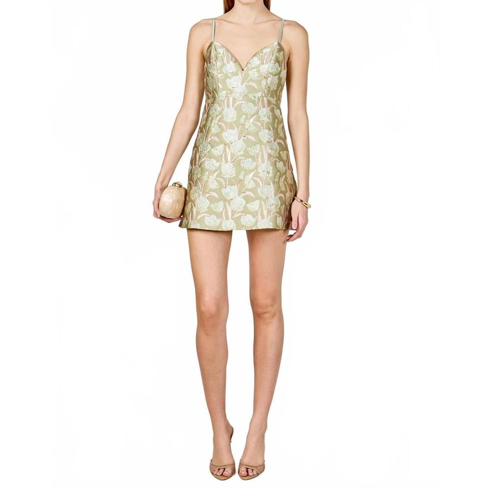 Endless Rose Gold and Cream Floral Mini Dress